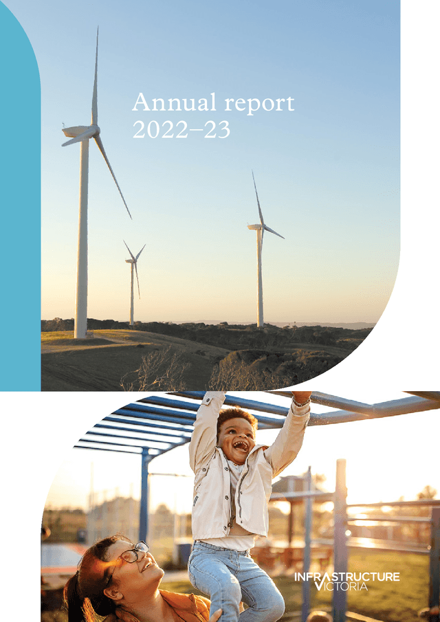 Thumbnail for Infrastructure Victoria 2022-2023 annual report