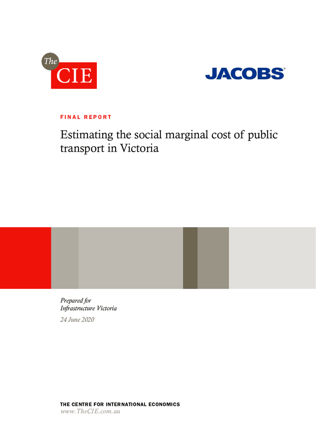Thumbnail for Estimating the social marginal cost of public transport in Victoria
