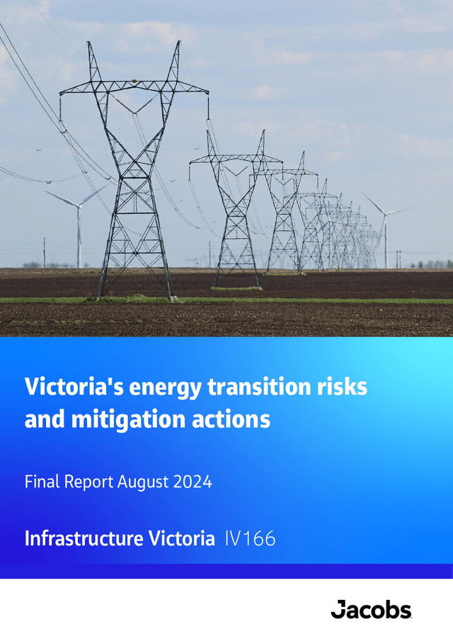 Thumbnail for Victoria's energy transition risks and mitigation actions